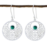 Mia Green Solitaire Dangle Earrings for Everyday Glam Malachite Green Dangle